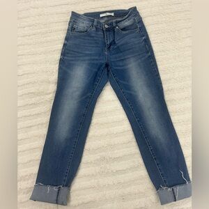 KanCan Dark Blue Ankle Jeans
